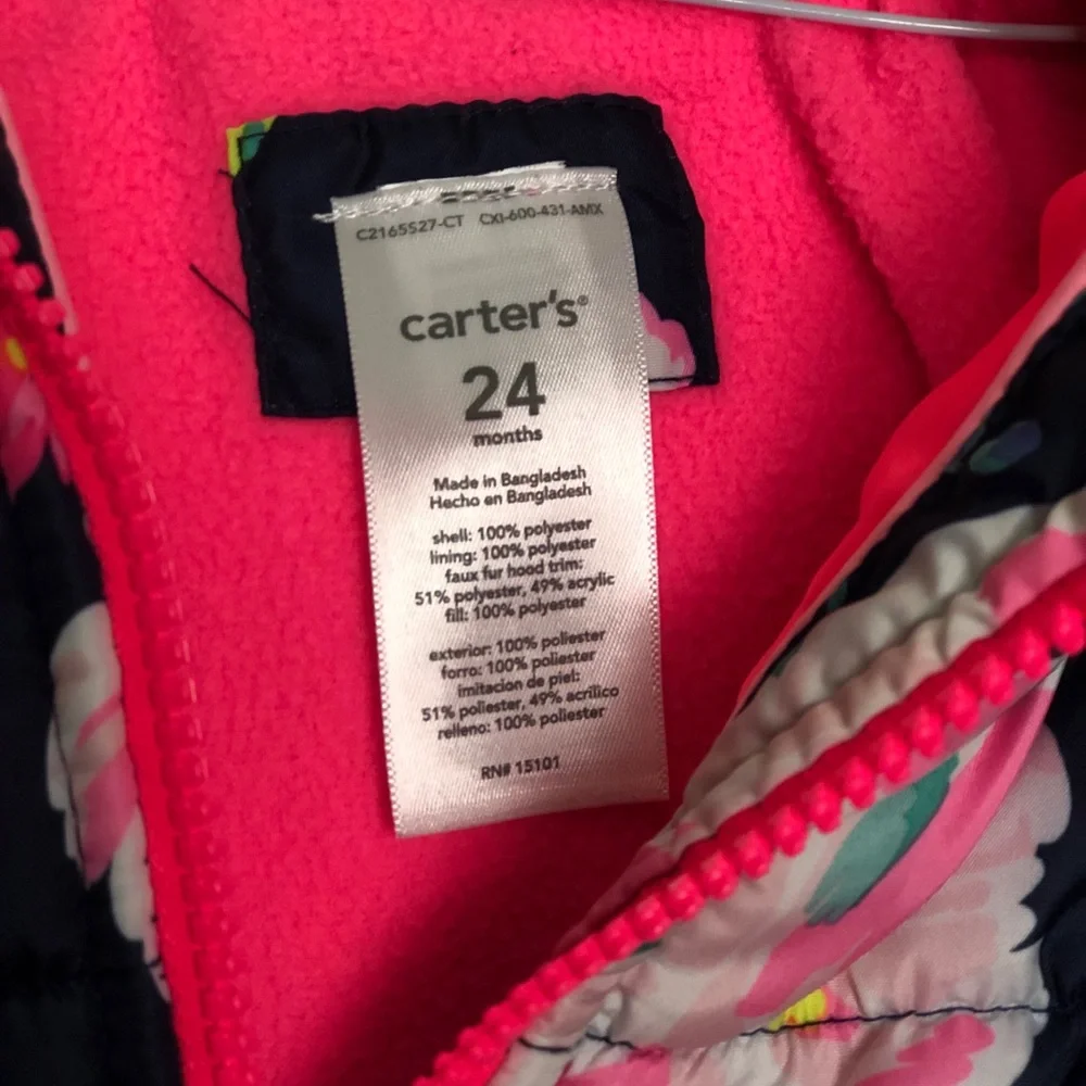 Cute Floral girls jacket